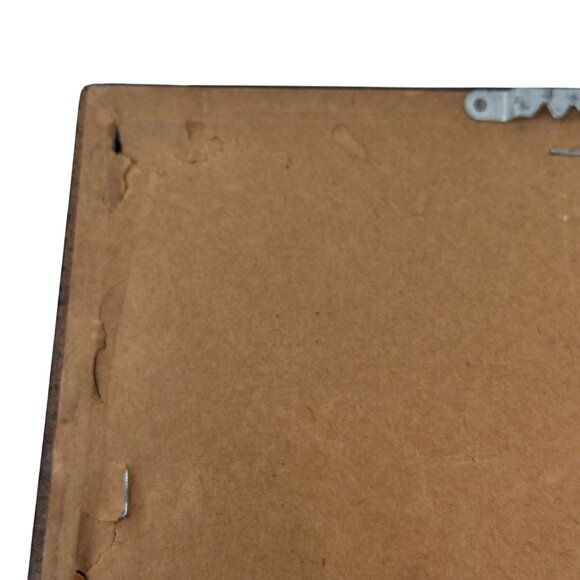 Vintage Rooster Hen Silhouette Farm Art Signed GR Framed Rustic Wall Decor - Picture 11 of 16